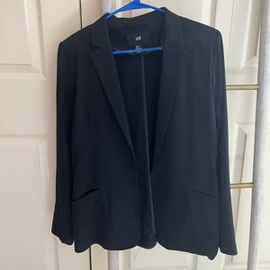 H&M lightweight black blazer size 8